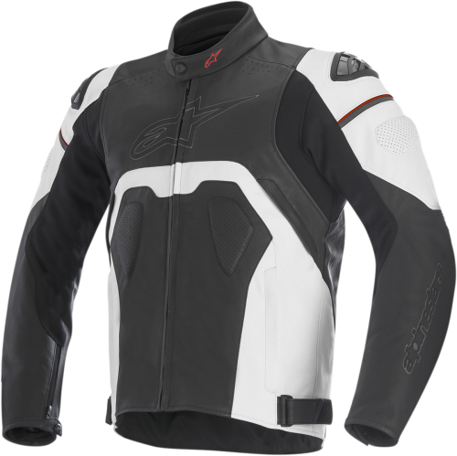 Alpinestars - Alpinestars Core Leather Jacket - 31013161256 - Black/White - 46