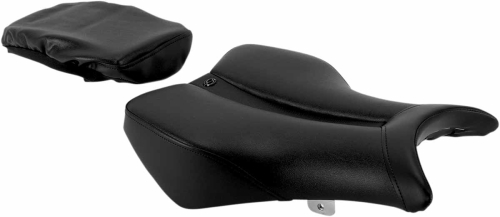 Saddlemen - Saddlemen Gel-Channel Track One-Piece Solo Seat with Rear Cover - 0810-0831