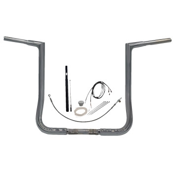 Fat Baggers, Inc. - Fat Baggers, Inc. 1-1/4in. EZ Install Flat Top Handlebar Kit - Chrome - 719016