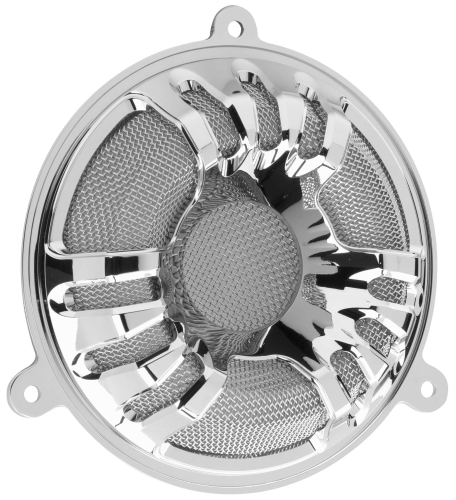 Arlen Ness - Arlen Ness Front Speaker Grilles - Deep Cut - Chrome - 03907
