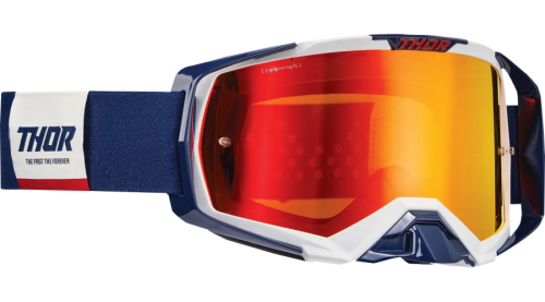 Thor - Thor Activate Goggles - 2601-2793 - Navy/White / Irridium Lens - OSFM