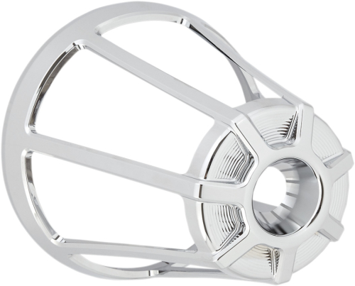 Arlen Ness - Arlen Ness Monster Sucker Air Cleaner Kit with Cover - CrossFire/Chrome - 600-097
