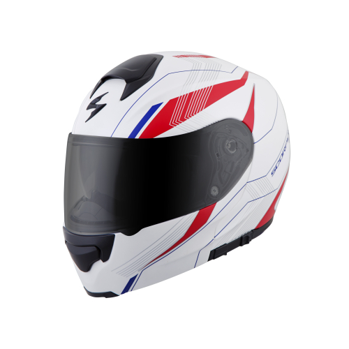Scorpion - Scorpion EXO-GT3000 Sync Helmet - 300-1037 - Red/White/Blue - 2XL