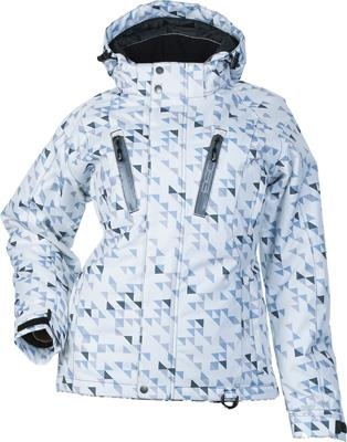 DSG - DSG Craze 3.0 Womens Jacket - 35626 - White Print - 4XL