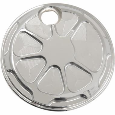 LA Choppers - LA Choppers Fusion Fuel Door - Artistic Chrome - LA-F310-01