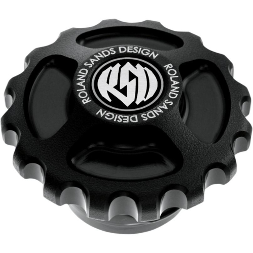 RSD - RSD Billet Aluminum Gas Cap - Gear Drive - Black Ops - 0210-2006-SB