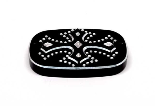 Precision Billet - Precision Billet Darkside Rear Master Cylinder Cover - Black - DRK-340-DYN-BLK