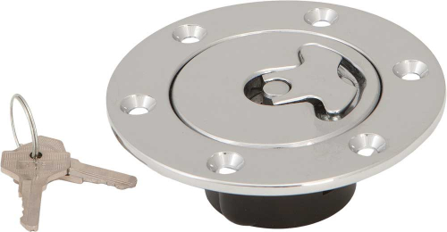 HardDrive - HardDrive Flush Mount Vented Gas Cap - Chrome - 03-0314-A