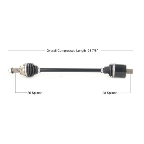 TYTANEUM - TYTANEUM Heavy Duty CV Axle - POL-6082HD
