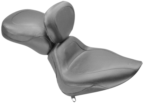Mustang - Mustang Sport Touring Vintage Solo Seat with Driver Backrest - 79278
