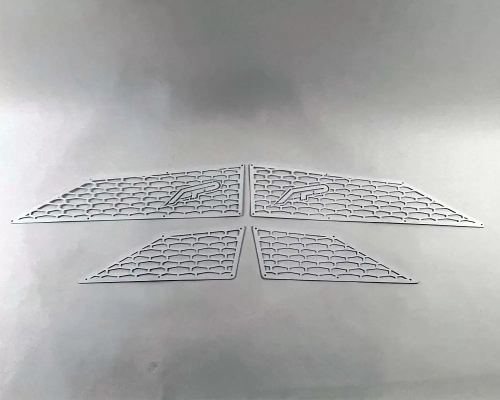 Agency Power - Agency Power Aluminum Side Vent Cover - White - AP-RZR-655-WHT