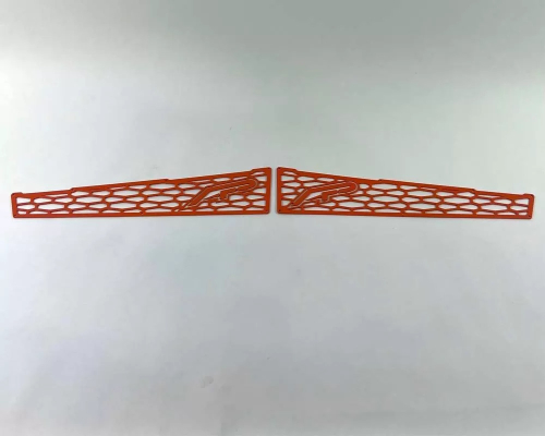 Agency Power - Agency Power Aluminum Side Vent Cover - Orange - AP-RZR-650-OR