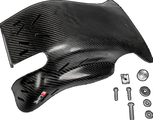 E Line - E Line Carbon Fiber Skid Plate - SSP25020
