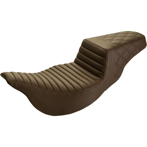 Saddlemen - Saddlemen Front TR/Rear LS Extended Reach Step-Up Seats - Brown - 808-07B-176BREX