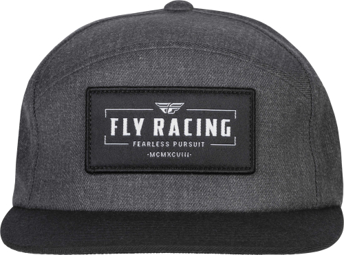 Fly Racing - Fly Racing Motto Hat - Charcoal Heather - 351-0061 - Charcoal Heather - OSFA