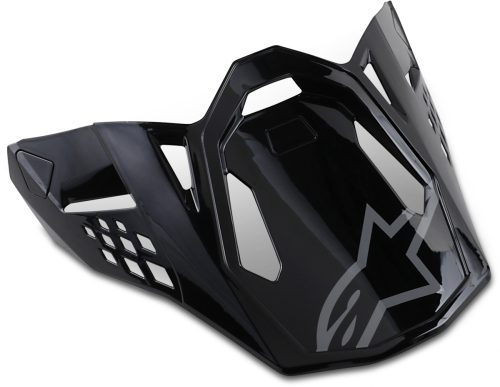 Alpinestars - Alpinestars Visor for S-M8 Supertech Helmets - Radium/Gloss Black - 8981151-1180
