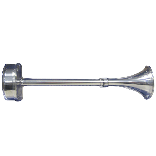 Schmitt & Ongaro Marine - Schmitt &amp; Ongaro Standard Single Trumpet Horn -12V- Stainless Exterior