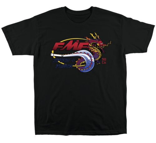 FMF Racing - FMF Racing Fire Starter Tee - FA21118901-BLK-SM - Black - Small