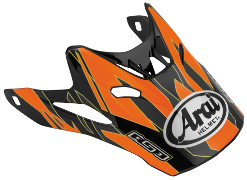 Arai Helmets - Arai Helmets Visor for VX-Pro4 Helmet - Dazzle Orange - 095476