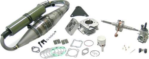Athena - Athena Big Bore Hyper Race Complete Cylinder Kit (70cc) - 47.66mm Bore - P400485105001