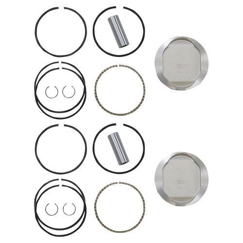 Wiseco - Wiseco Tracker Series Piston Kit (1200cc, Reverse Dome) - .030in. Oversized, 9.5:1 Compression - K0212P3