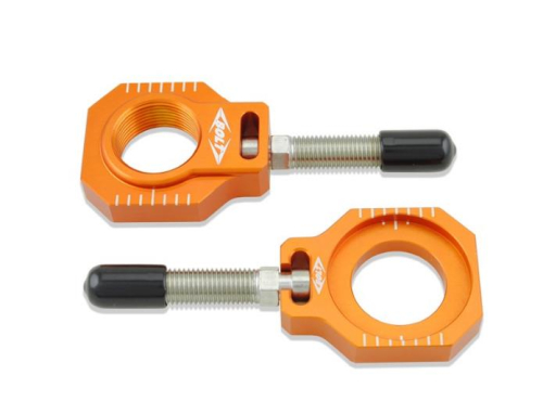 Bolt MC Hardware - Bolt MC Hardware Chain Adjuster Block - Orange - CHAD-KTM.OR