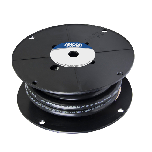 Ancor - Ancor Tinned Copper Battery Cable, 3/0 AWG (81mm&sup2;) - Black - 50'