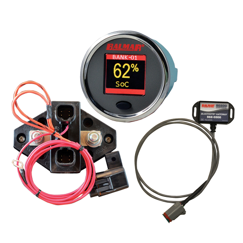 Balmar - Balmar SG210 Battery Monitor Kit w/Display Shunt Gateway