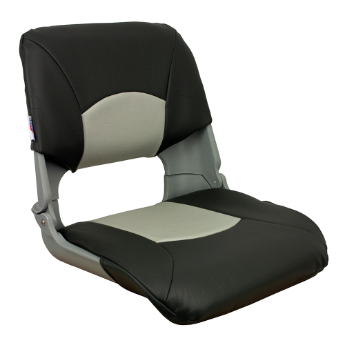 Springfield Marine - Springfield Skipper Standard Folding Seat - Grey/Charcoal