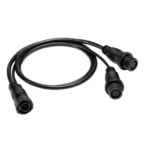 Humminbird - Humminbird 14 M SILR Y - SOLIX&reg;/APEX&reg; Side Imaging Left-Right Splitter Cable