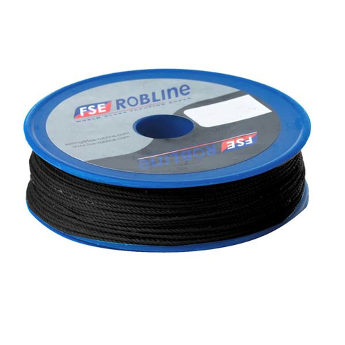 Robline - Robline Waxed Tackle Yarn - 0.8mm x 40M - Black