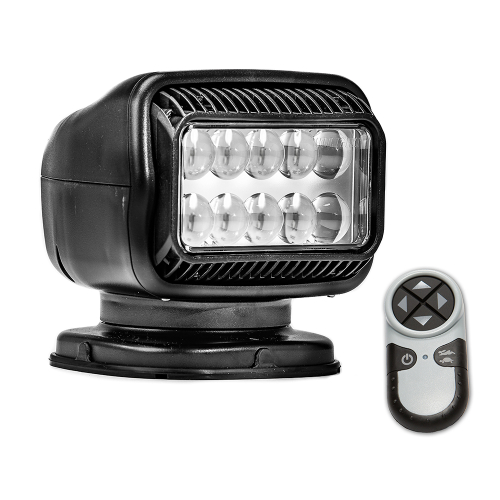 Golight - Golight Radioray GT Series Permanent Mount - Black LED - Wireless Handheld Remote