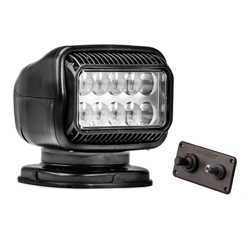 Golight - Golight Radioray GT Series Permanent Mount - Black LED - Hard Wired Dash Mount Remote