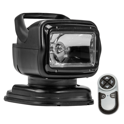 Golight - Golight Radioray GT Series Portable Mount - Black Halogen - Wireless Handheld Remote Magnetic Shoe Mount