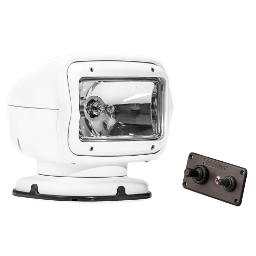 Golight - Golight Radioray GT Series Permanent Mount - White Halogen - Hard Wired Dash Mount Remote