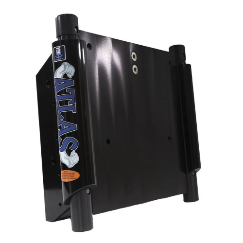 T-H Marine Supplies - T-H Marine ATLAS&trade; 8" Set Back Hydraulic Jack Plate - Glossy Black Anodized