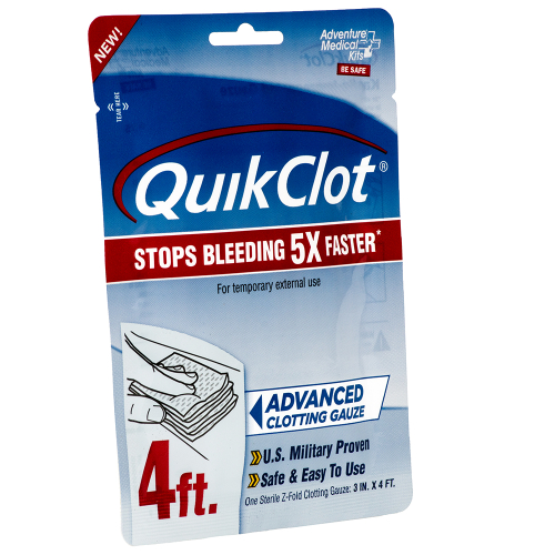 Adventure Medical Kits - Adventure Medical QuickClot Gauze 3" x 4'