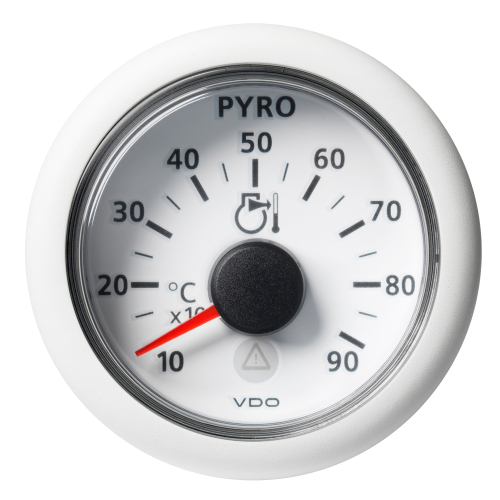 Veratron - Veratron 52 MM (2-1/16") ViewLine Pyrometer - 100&deg; to 900&deg;C - White Dial &amp; Bezel
