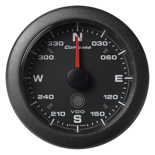 Veratron - Veratron 3-3/8" (85MM) OceanLink&reg; Compass - 360&deg; - Black Dial &amp; Bezel