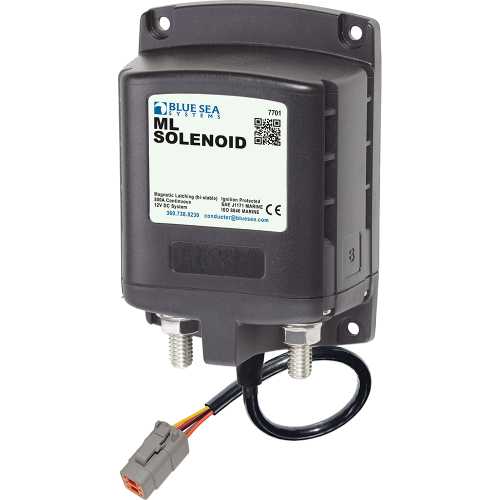 Blue Sea Systems - Blue Sea 7701100 ML Solenoid 12V 500A w/Deutsch Connector