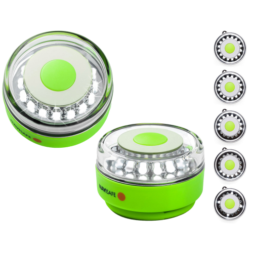 Navisafe - Navisafe Navilight All-White 5 Mode 360&deg; Rescue 2NM w/Green Magnet Base