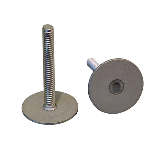 Weld Mount - Weld Mount Stainless Steel Stud 1.25" Base 1/4 x 20 Thread 0.75" Tall - 100 Pack