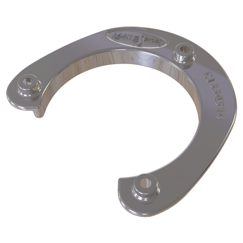 Mate Series - Mate Series Stainless Steel Rod &amp; Cup Holder Backing Plate f/Round Rod/Cup Only f/3-3/4" Holes