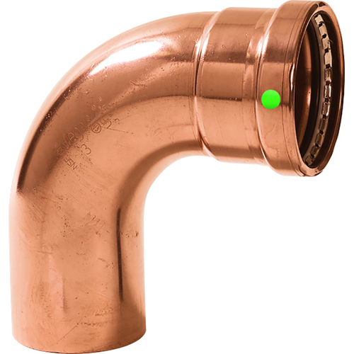 Viega - Viega ProPress 2-1/2" - 90&deg; Copper Elbow - Street/Press Connection - Smart Connect Technology