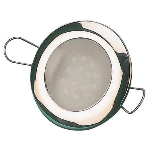 Sea-Dog - Sea-Dog LED Overhead Light 2-7/16" - Brushed Finish - 60 Lumens - Frosted Lens - Stamped 304 Stainless Steel