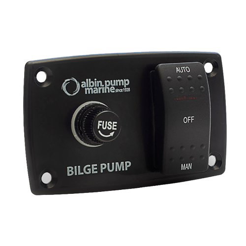 Albin Pump Marine - Albin Pump 3-Way Bilge Panel - 12/24V