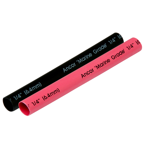 Ancor - Ancor Heat Shrink Tubing 1/4" x 3" - Black &amp; Red Combo