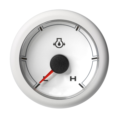 Veratron - Veratron 52MM (2-1/16") OceanLink Engine Oil Pressure Gauge - Low/High (150 PSI) - White Dial &amp; Bezel