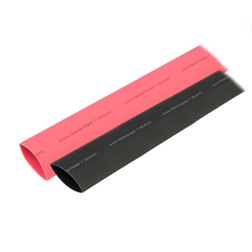 Ancor - Ancor Heat Shrink Tubing 1" x 3" - Black &amp; Red Combo