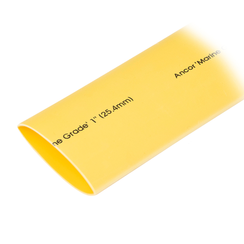 Ancor - Ancor Heat Shrink Tubing 1" x 48" - Yellow - 1 Pieces